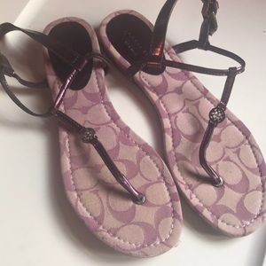 Coach sandals